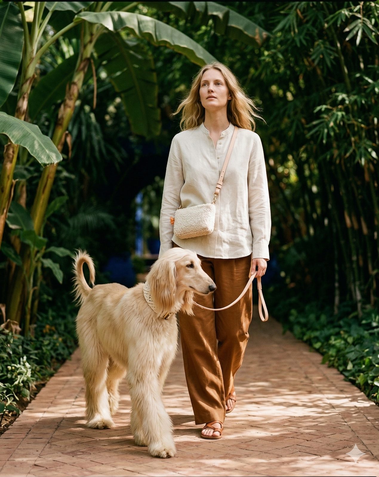 Eloú dog walking bag — village walk