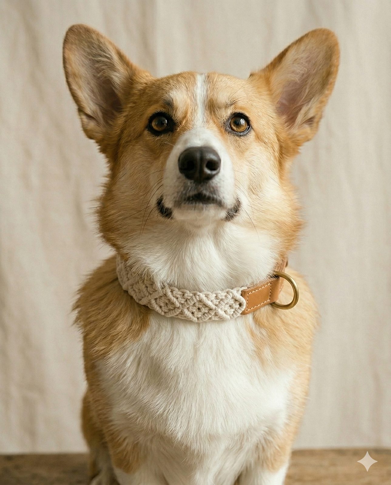 Ibiza macramé collar detail